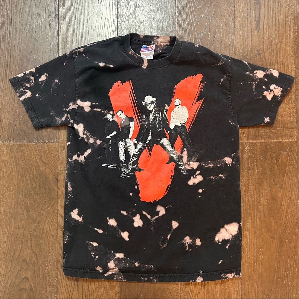 Vintage U2 Vertigo Concert T-Shirt Rare Tie Die World Tour 2005 Mens Large